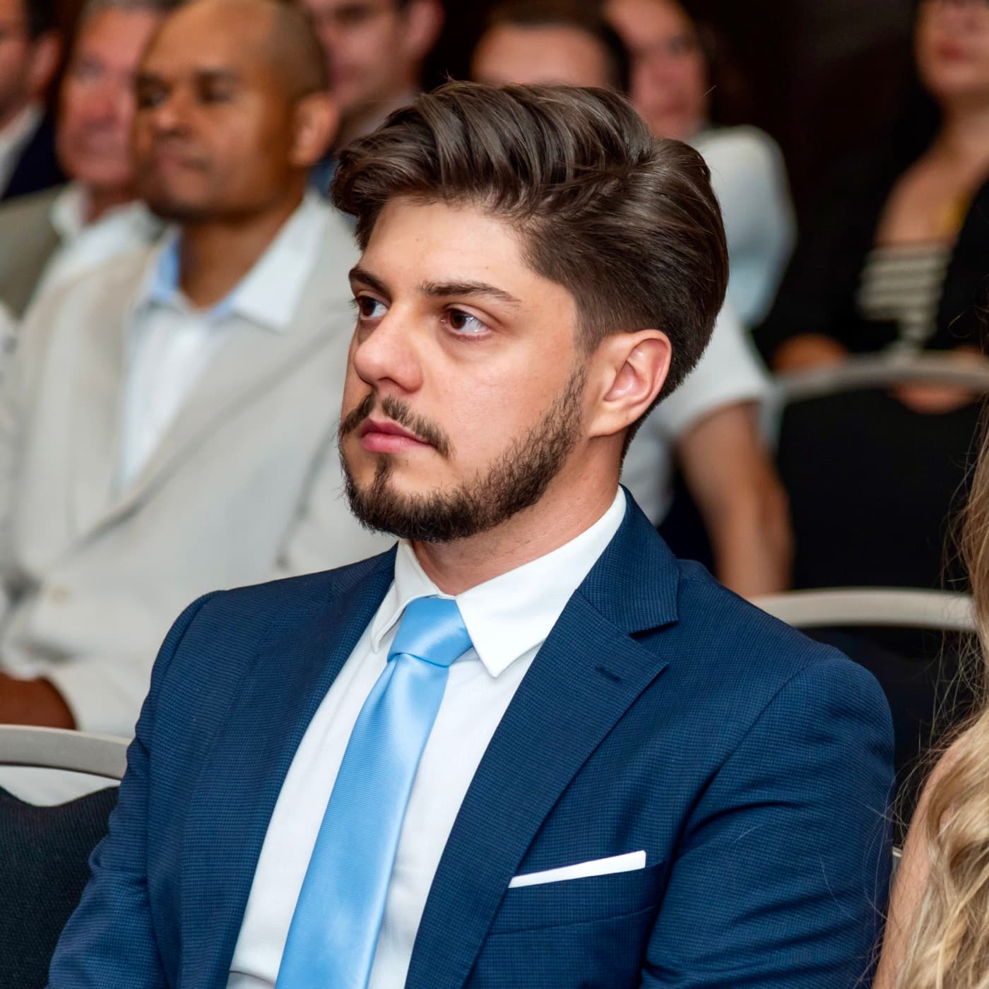 Lucas Silva at a professional event